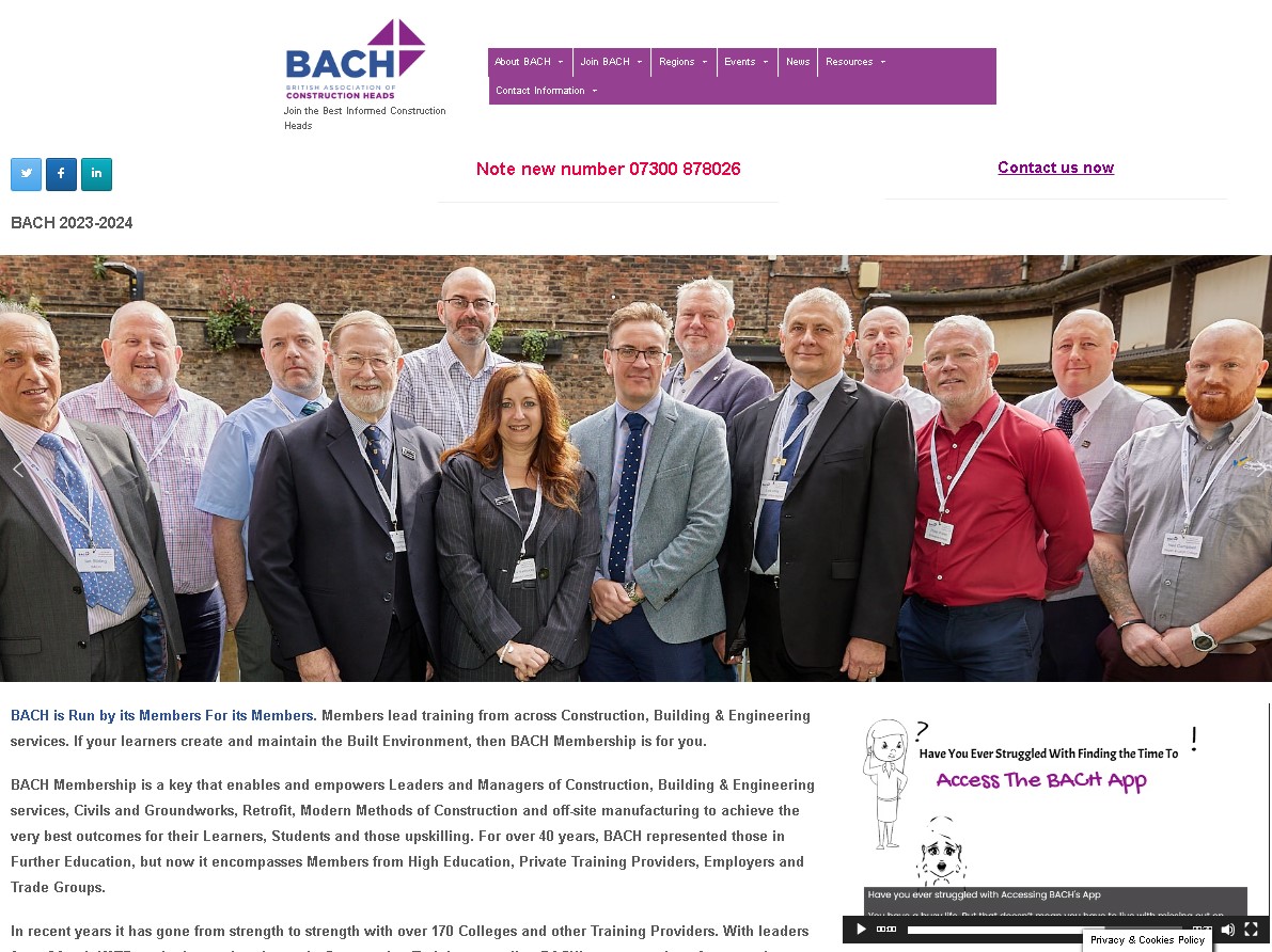 BACH Home Page 2023